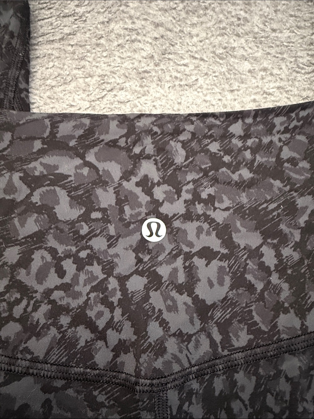lululemon athletica Black/Charcoal Patterned High-Rise Leggings - Picture 2 of 4